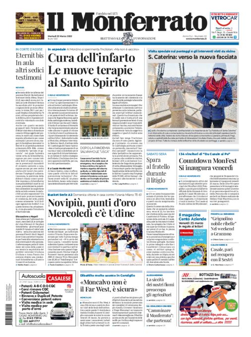 Il Monferrato - Edizione 22 del 22/03/2022